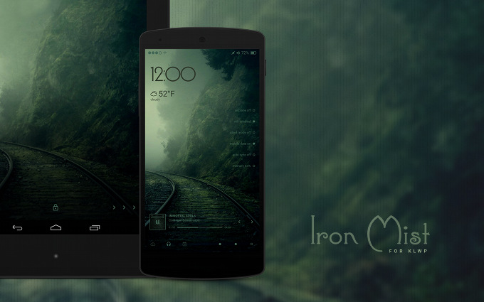 Iron Mist Theme for KLWP Live Wallpaper Maker
