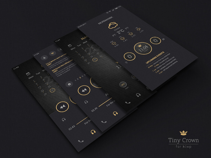 Tiny Crown Theme for KLWP Live Wallpaper Maker