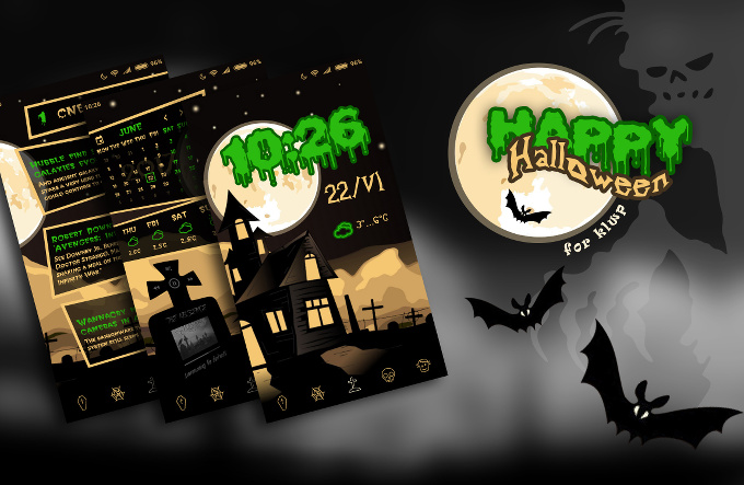 Happy Halloween preset for KLWP